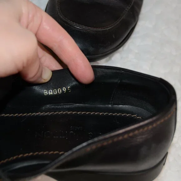 Louis Vuitton loafers men's size 7 Sorbonne style FLAWED please read - Picture 7 of 16